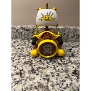 Bonkers Toy Co Ryans World Pirate Ship Barrel Vehicle Yellow Brown Toy